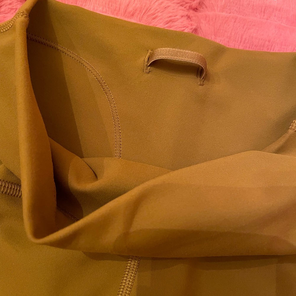 Lululemon Mustard Yellow Bike Shorts - Picture 5 of 7